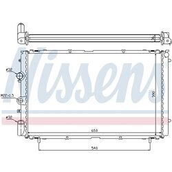 Chladič motora NISSENS 63796 - obr. 5