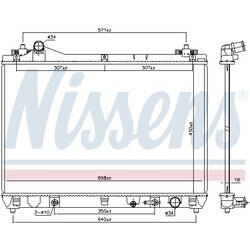 Chladič motora NISSENS 64253 - obr. 5