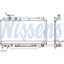 Chladič motora NISSENS 64644A - obr. 4