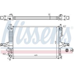 Chladič motora NISSENS 65553A - obr. 5