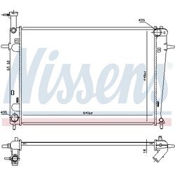 Chladič motora NISSENS 675003 - obr. 4