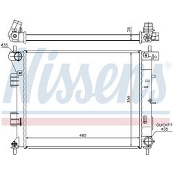 Chladič motora NISSENS 67607 - obr. 4