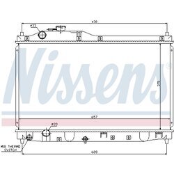 Chladič motora NISSENS 68145 - obr. 4