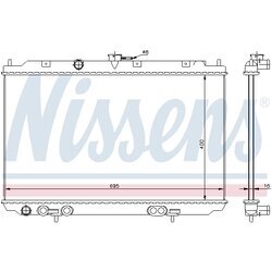 Chladič motora NISSENS 68718 - obr. 4