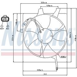 Ventilátor chladenia motora NISSENS 85047 - obr. 5