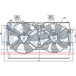 Ventilátor chladenia motora NISSENS 85635 - obr. 5