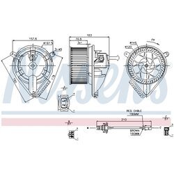 Vnútorný ventilátor NISSENS 87039 - obr. 5