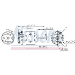 Vnútorný ventilátor NISSENS 87097 - obr. 4