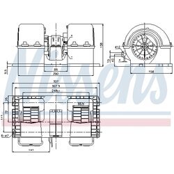 Vnútorný ventilátor NISSENS 87132 - obr. 5