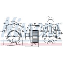 Vnútorný ventilátor NISSENS 87176 - obr. 5