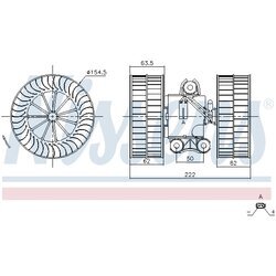 Vnútorný ventilátor NISSENS 87212 - obr. 4