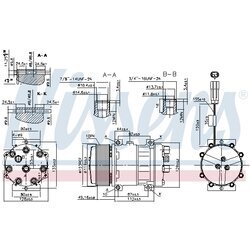 Kompresor klimatizácie NISSENS 890311 - obr. 5