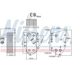 Chladič motorového oleja NISSENS 90805 - obr. 6