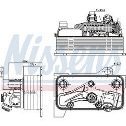 Chladič oleja automatickej prevodovky NISSENS 90870 - obr. 4