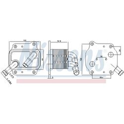 Chladič motorového oleja NISSENS 91231 - obr. 6