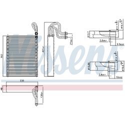 Výparník klimatizácie NISSENS 92351 - obr. 4