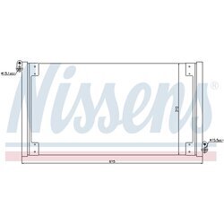Kondenzátor klimatizácie NISSENS 940025