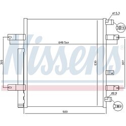 Kondenzátor klimatizácie NISSENS 940094 - obr. 5