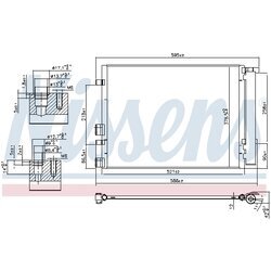 Kondenzátor klimatizácie NISSENS 940404 - obr. 4