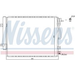 Kondenzátor klimatizácie NISSENS 940436 - obr. 5