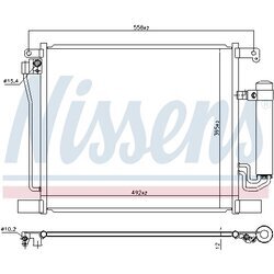 Kondenzátor klimatizácie NISSENS 940929