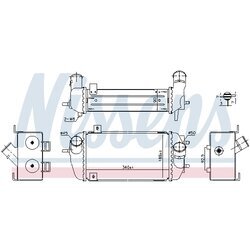 Chladič plniaceho vzduchu NISSENS 961492 - obr. 5