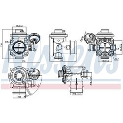 EGR ventil NISSENS 98304 - obr. 6