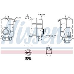 Vyrovnávacia nádobka chladiacej kvapaliny NISSENS 996356