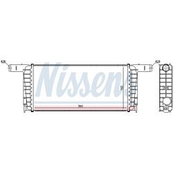 Chladič motora NISSENS 606695 - obr. 4