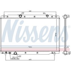 Chladič motora NISSENS 606699 - obr. 4