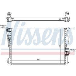 Chladič motora NISSENS 60808 - obr. 4