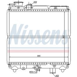 Chladič motora NISSENS 61810 - obr. 4