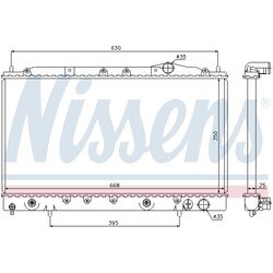 Chladič motora NISSENS 62865 - obr. 4