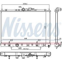 Chladič motora NISSENS 628986 - obr. 4