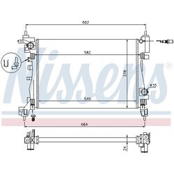 Chladič motora NISSENS 630743 - obr. 4