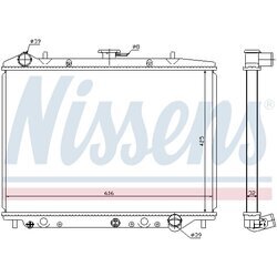 Chladič motora NISSENS 630754 - obr. 4