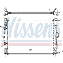 Chladič motora NISSENS 63765A - obr. 4