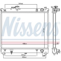 Chladič motora NISSENS 64079 - obr. 5