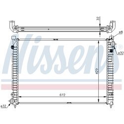 Chladič motora NISSENS 64301A - obr. 4