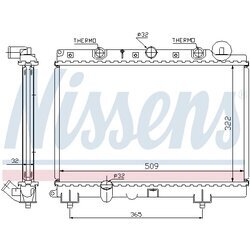 Chladič motora NISSENS 64305A - obr. 5