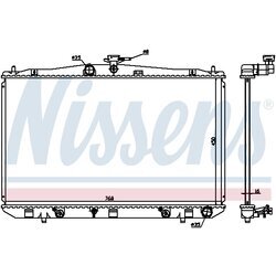 Chladič motora NISSENS 646836 - obr. 4