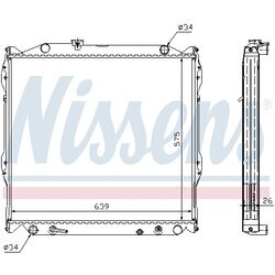 Chladič motora NISSENS 647551 - obr. 1