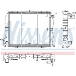 Chladič motora NISSENS 64778 - obr. 4