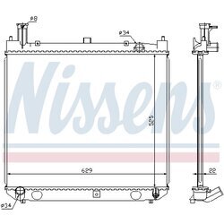 Chladič motora NISSENS 64858A - obr. 4