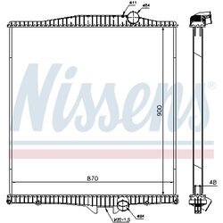 Chladič motora NISSENS 654620