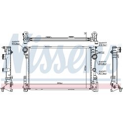 Chladič motora NISSENS 67167 - obr. 5