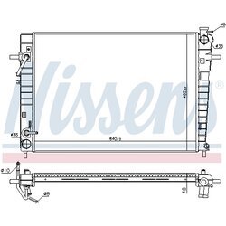 Chladič motora NISSENS 675034 - obr. 4