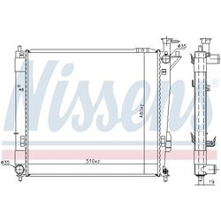 Chladič motora NISSENS 675043 - obr. 4