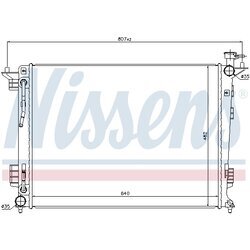 Chladič motora NISSENS 67514 - obr. 5