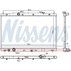 Chladič motora NISSENS 681378 - obr. 4